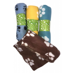 YES4PETS 4 X Pet Blanket Dog Cat Rug Puppy Kitten Washable Soft Warmth Fleece 100 X 70 CM