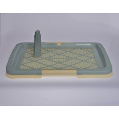 YES4PETS Large Portable Dog Potty Training Tray Pet Puppy Toilet Trays Loo Pad Mat Blue