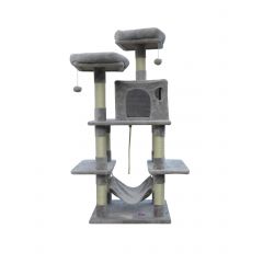 YES4PETS 145 cm Cat Scratching Post Tree Scratcher Pole-Little Grey