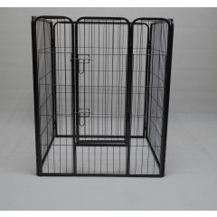 YES4PETS 4 Panels 100 cm Pet Dog Cat Puppy Rabbit Exercise Playpen Fence w Door