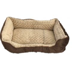 Large Washable Soft Pet Dog Cat Bed Cushion Mattress-Brown