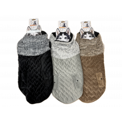 70cm Quilted Dog Jacket Coat Warm Winter Pet Clothes Vest Padded Windbreaker