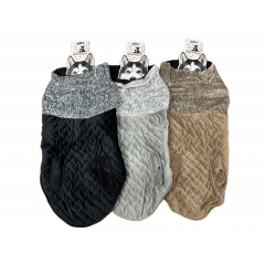 80cm Quilted Dog Jacket Coat Warm Winter Pet Clothes Vest Padded Windbreaker