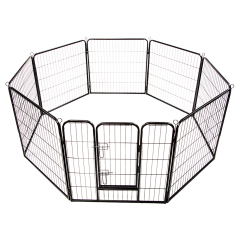 8 Panel Heavy Duty Pet Dog Playpen Puppy Exercise Fence Enclosure Cage