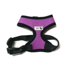 Pet Harness Soft Air Mesh Padded Adjustable X-Large Purple - Moondidley Pets