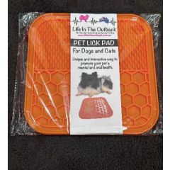 1x LIFE IN THE OUTBACK PET LICK PAD - Blue