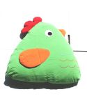 Chick Cuddling Cushion(15x18x35 Cm) Green
