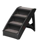 i.Pet Dog Ramp Steps For Bed Sofa Car Pet Stairs Ladder Portable Foldable Black