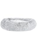 i.Pet Pet Bed Dog Cat 110cm Calming Extra Large Soft Plush Light Charcoal
