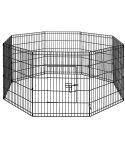 i.Pet 2x30" 8 Panel Dog Playpen Pet Fence Exercise Cage Enclosure Play Pen