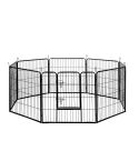 i.Pet 32" 8 Panel Dog Playpen Pet Exercise Cage Enclosure Fence Play Pen
