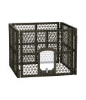 i.Pet Dog Playpen Enclosure 4 Panel Pet Fence Plastic Play Pen