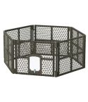 i.Pet Dog Playpen Enclosure 6 Panel Pet Fence Plastic Play Pen