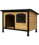 i.Pet Dog Kennel Extra Large Wooden Outdoor Indoor Puppy Pet House Cabin Crate Weatherproof