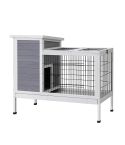 i.Pet Rabbit Hutch 97cm x 49cm x 86cm Chicken Coop Large Run Wooden Outdoor Cage House