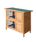 i.Pet Rabbit Hutch 91.5cm x 45cm x 82cm Chicken Coop Large Wooden House Run Cage Pet Bunny