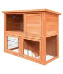 i.Pet Chicken Coop 88cm x 40cm x 76cm Rabbit Hutch Large House Run Wooden Cage Outdoor