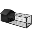 i.Pet Rabbit Cage Hutch 162x60cm Enclosure Metal