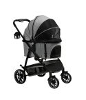 i.Pet Pet Stroller Dog Pram Large Cat Carrier Travel Pushchair 4 Wheels Foldable