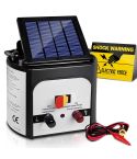 Giantz Fence Energiser 8KM Solar Powered 0.3J Electric Fencing Charger