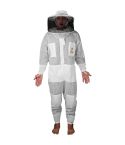 OZBee Premium Full Suit 3 Layer Mesh Ultra Cool Ventilated Round Head Beekeeping Protective Gear Size  5XL