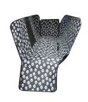 Waterproof Pet Car Seat Cover Hammock Black With Mesh Window