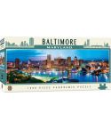 City Panoramic Baltimore 1000 Piece Puzzle