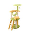 Floofi 101cm Galaxy Plush Cat Condo Cat Tree Yellow Green