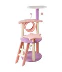 Floofi 101cm Galaxy Plush Cat Condo Cat Tree Pink Purple