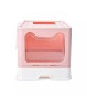 Floofi Foldable Litter Box Pink FI-LB-106-YK