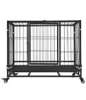 Floofi Dog Cage 46" (with wheels)