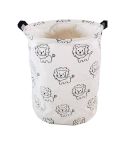 GOMINIMO Laundry Basket Round Foldable (Lion)