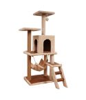 Furtastic 125cm Cat Tree Scratching Post - Beige
