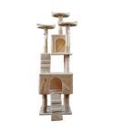 Furtastic 170cm Cat Tree Scratching Post - Beige
