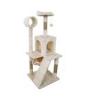 Furtastic 135cm Cat Tree Scratching Post - Beige
