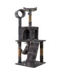 Furtastic 135cm Cat Tree Scratching Post - Dark Grey