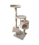 Furtastic 110cm Cat Tree Scratching Post - Beige
