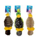 Chompers- Animals Plush dog toys with squeaker Bird 37CM -(1pc Random Colour)