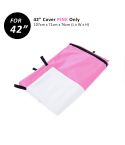 Cage Cover Enclosure for Wire Dog Cage Crate 42in PINK