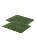 2 Grass Mat 58.5cm x 46cm for Pet Dog Potty Tray Training Toilet