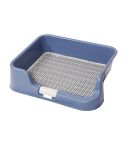 Dog Pet Potty Tray Training Toilet Raised Walls T1 BLUE