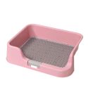 Dog Pet Potty Tray Training Toilet Raised Walls T1 PINK