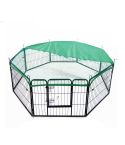 Pet Playpen Heavy Duty Foldable Dog Cage 8 Panel 31in with Cover
