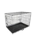 Wire Dog Cage Foldable Crate Kennel 30in with Tray