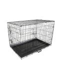 Wire Dog Cage Foldable Crate Kennel 36in with Tray