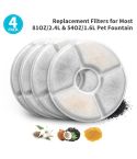 8 x Pet Dog Cat Fountain Filter Replacement Activated Carbon Ion Exchange Resin Triple Filtration System Automatic Water Dispenser Compatible