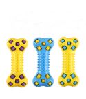 YES4PETS 3 x Large Dog Puppy Rubber Spike Fetch Stick Bone Dental Hygiene Chew Play Toy