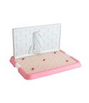 YES4PETS Small Portable Dog Potty Training Tray Pet Puppy Toilet Trays Loo Pad Mat Pink