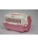 YES4PETS Small Dog Cat Crate Pet Carrier Rabbit Guinea Pig Cage With Tray-Pink