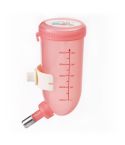 YES4PETS 500ml Dog Cat Hamster Rabbit Water Bottle Hanging Drinking Dispenser Feeder Pink